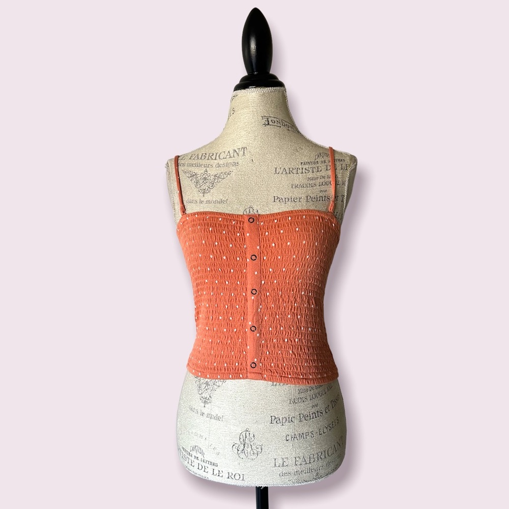 NWT Roxy Cropped Spaghetti Strap Top Large